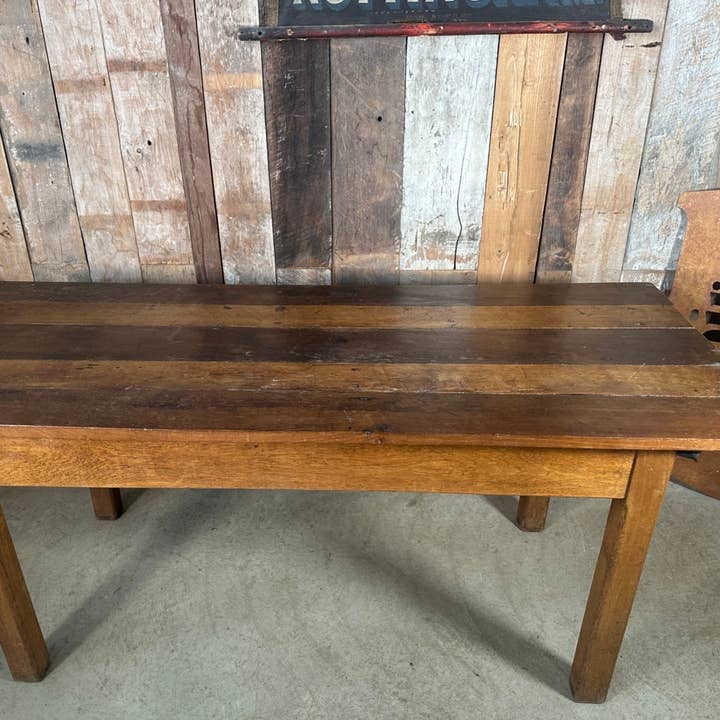 Antique French Chestnut Kitchen Dining Table, C 1820 for wholesale by belvoir