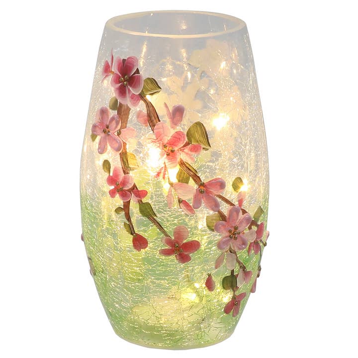 Lampada a vaso LED Crackle Blossom per la vendita all'ingrosso da parte di Joe Davies