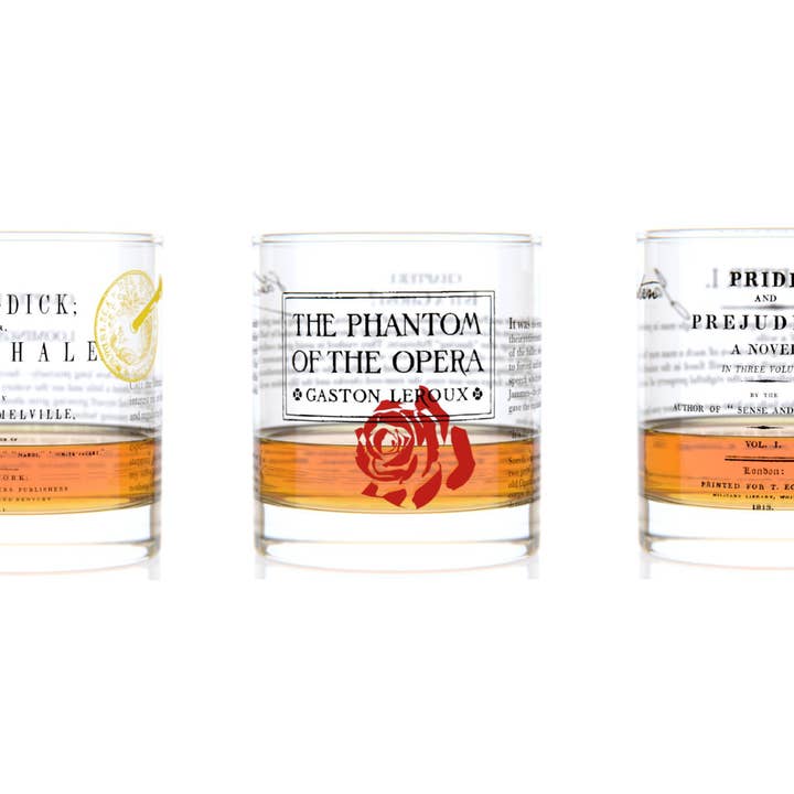 Well Told - Wholesale Cocktail/Liquor Glass - A Tale Of Two Cities - Dickens Literature Rocks Glass