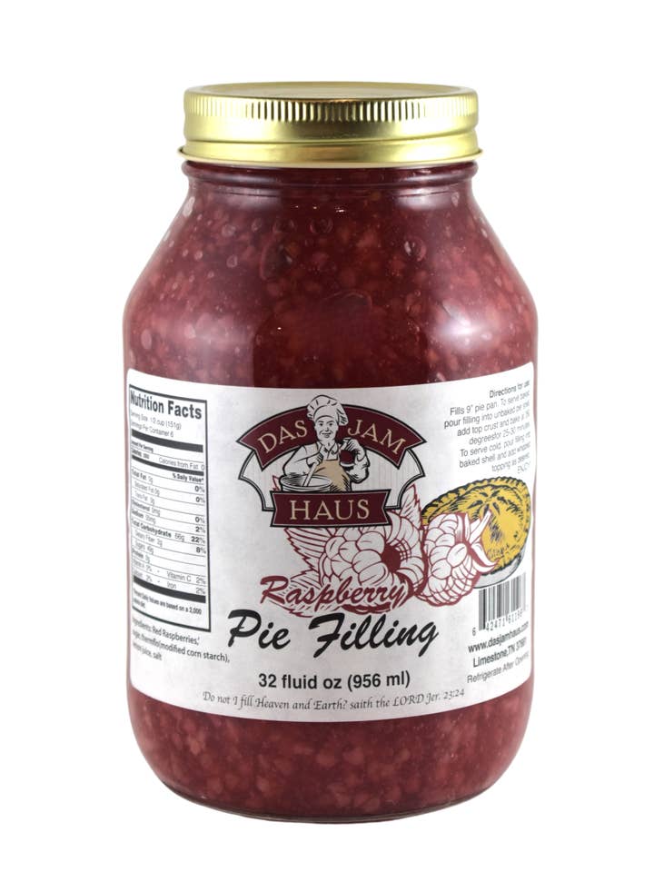 Raspberry Pie Filling for wholesale by Das Jam Haus