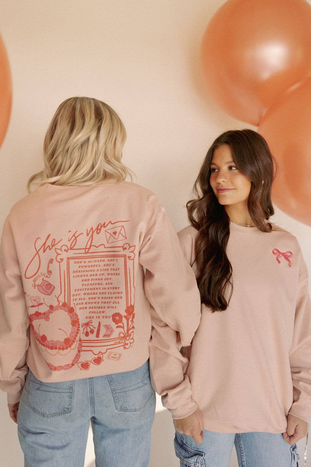 Whitney | Chaudoin Creations - Wholesale Graphic Sweatshirt - Women's - She is You Graphic Sweatshirt