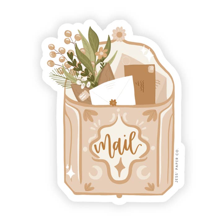 Mailbox Sticker for wholesale by Jess' Paper Co.