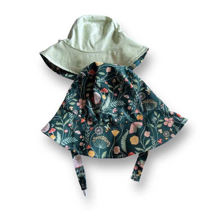 Bucket hat in Hillside Spring for wholesale by Urban Baby Bonnets