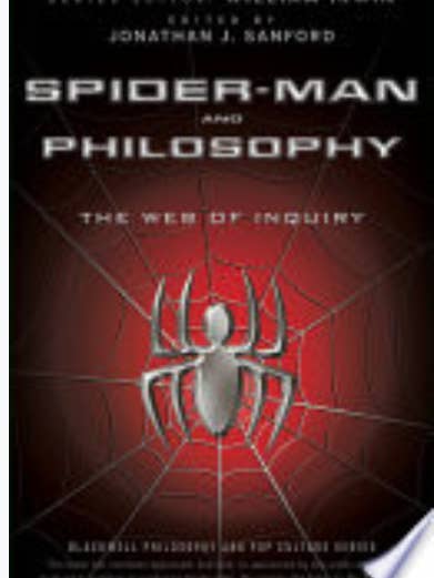 Spider-Man and Philosophy Jonathan J. Sanford Book for wholesale by Real Retro