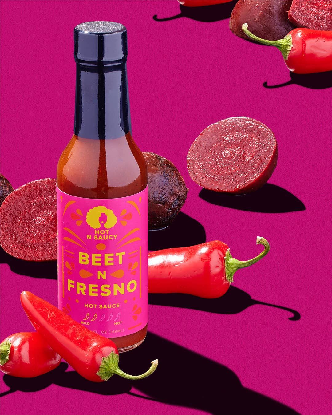 Hot N Saucy - Vendita all'ingrosso Salse piccanti - Barbabietola N Fresno3