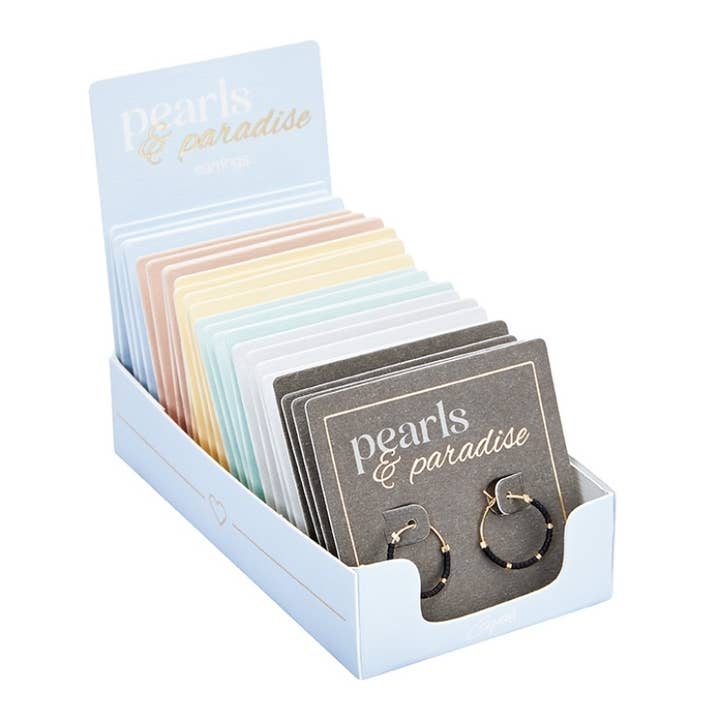 Boucles d'oreilles Display Pearls & Paradise pour la vente par Crystals by HCA Jewellery