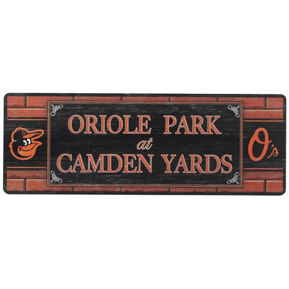 Décoration murale en bois Orioles de Baltimore pour la vente par Open Road Brands, LLC