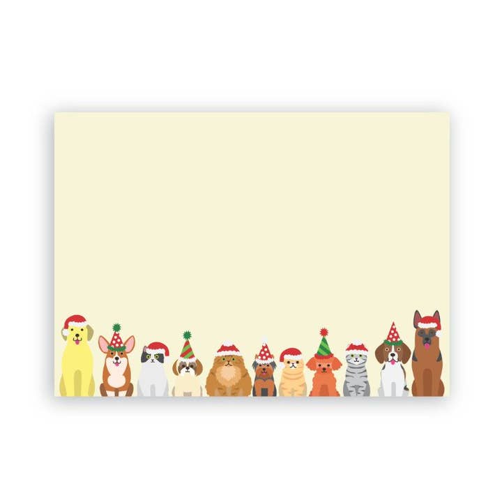Furry Friends Post-it® Notes – 3x4 – Holiday sticky notes for wholesale by Post-it® Notes Design Series