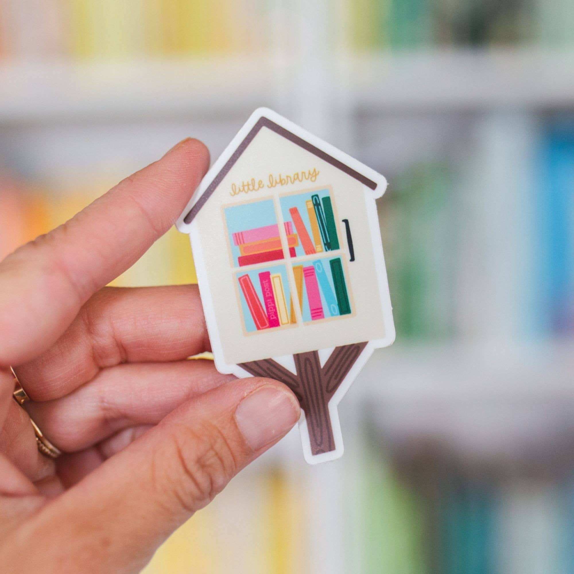 Pippi Post - Wholesale Sticker - Little Library Decal Sticker2