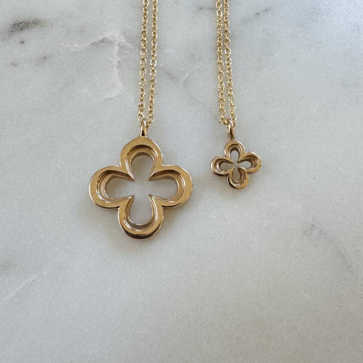QUATREFOIL PENDANT — SMALL for wholesale by Mimosa Handcrafted