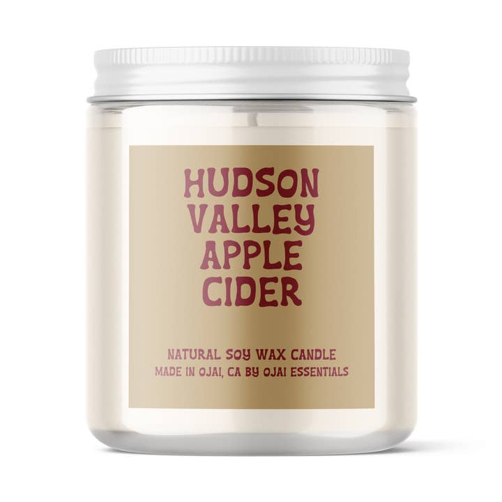 Vela de Soja con Aroma a Sidra de Manzana del Valle de Hudson para venta al por mayor de Ojai Essentials