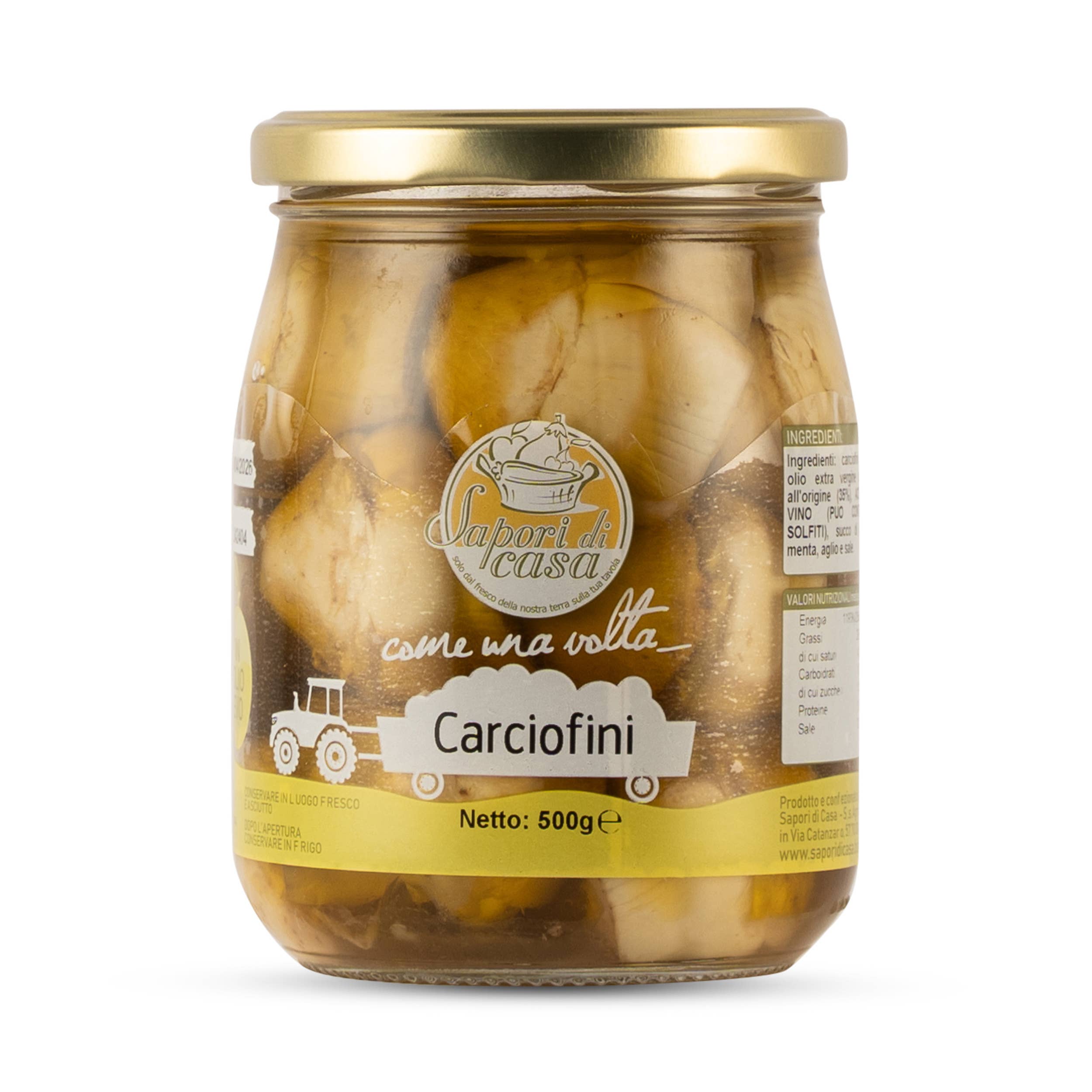 Sapori di Casa - Wholesale Pickled Vegetables - Artichokes in extra virgin olive oil without preservatives1
