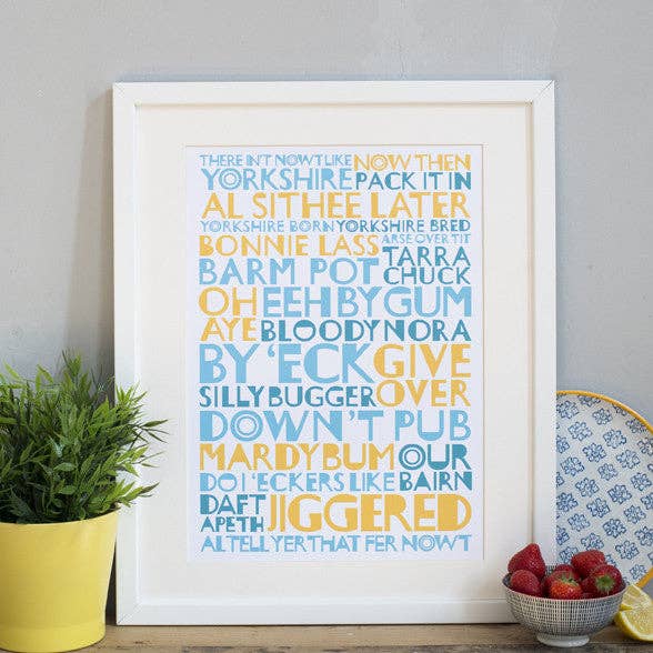 Yorkshire Print for wholesale by Jane Katherine Houghton Designs