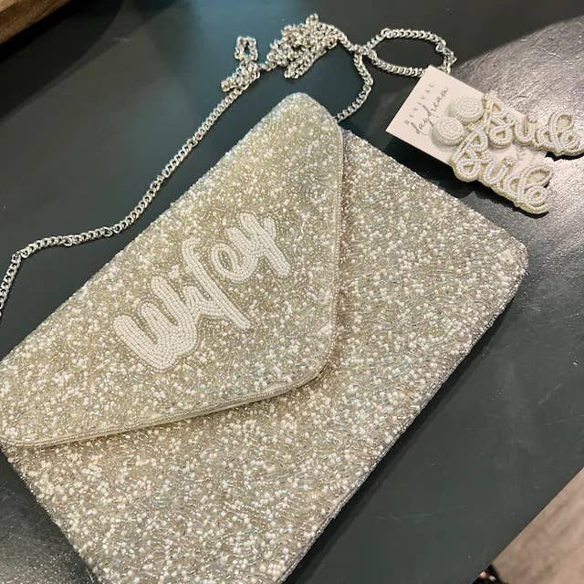 GiftsbyPR - Wholesale Clutch Bag - Women's - Wifey Clutch Purse, Wifey Purse Gifts, Bridal Purse5