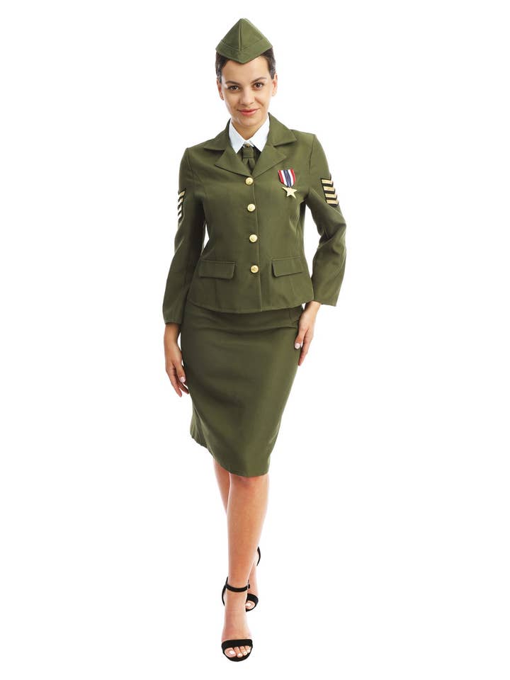 Dday Military Costume - Women - S/M for wholesale by P'tit Clown