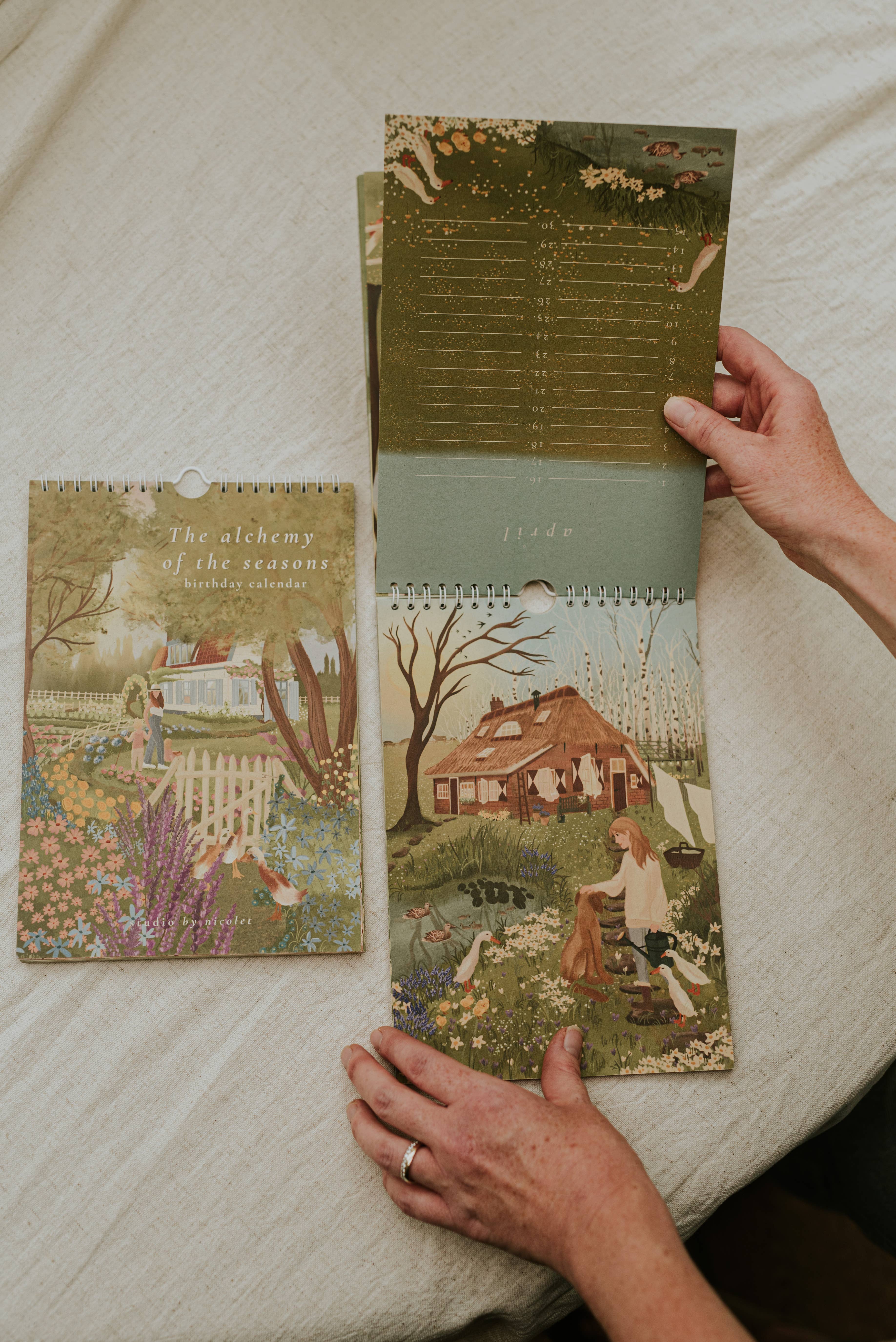 Nicolet Boon - Vente Calendrier - Calendrier d'anniversaires à double sens4