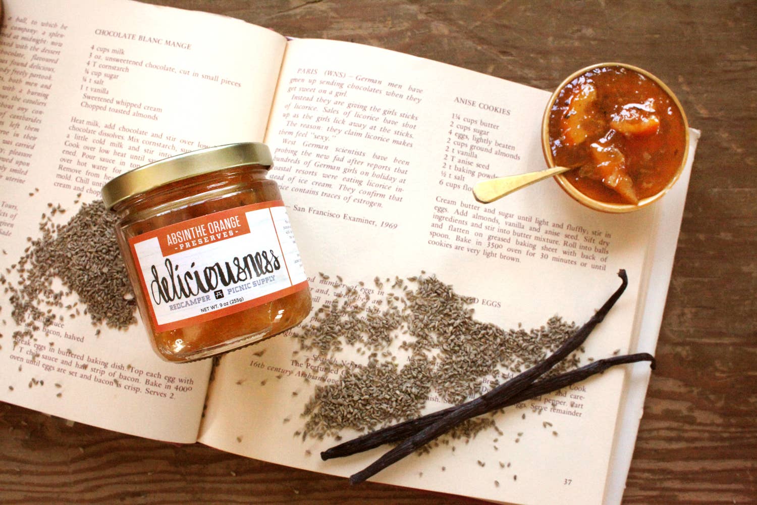 RedCamper – wholesale Sylt/gelé – Absinthe Orange Deliciousness Marmelad - 9 oz (Cheeseboard)6