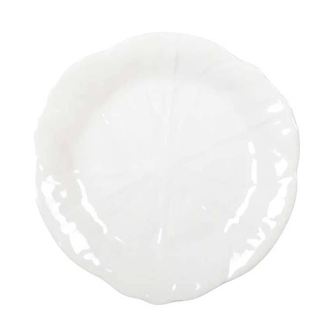 Assiette à dessert blanche en mélamine 21x21x1.5cm pour la vente par AULICA
