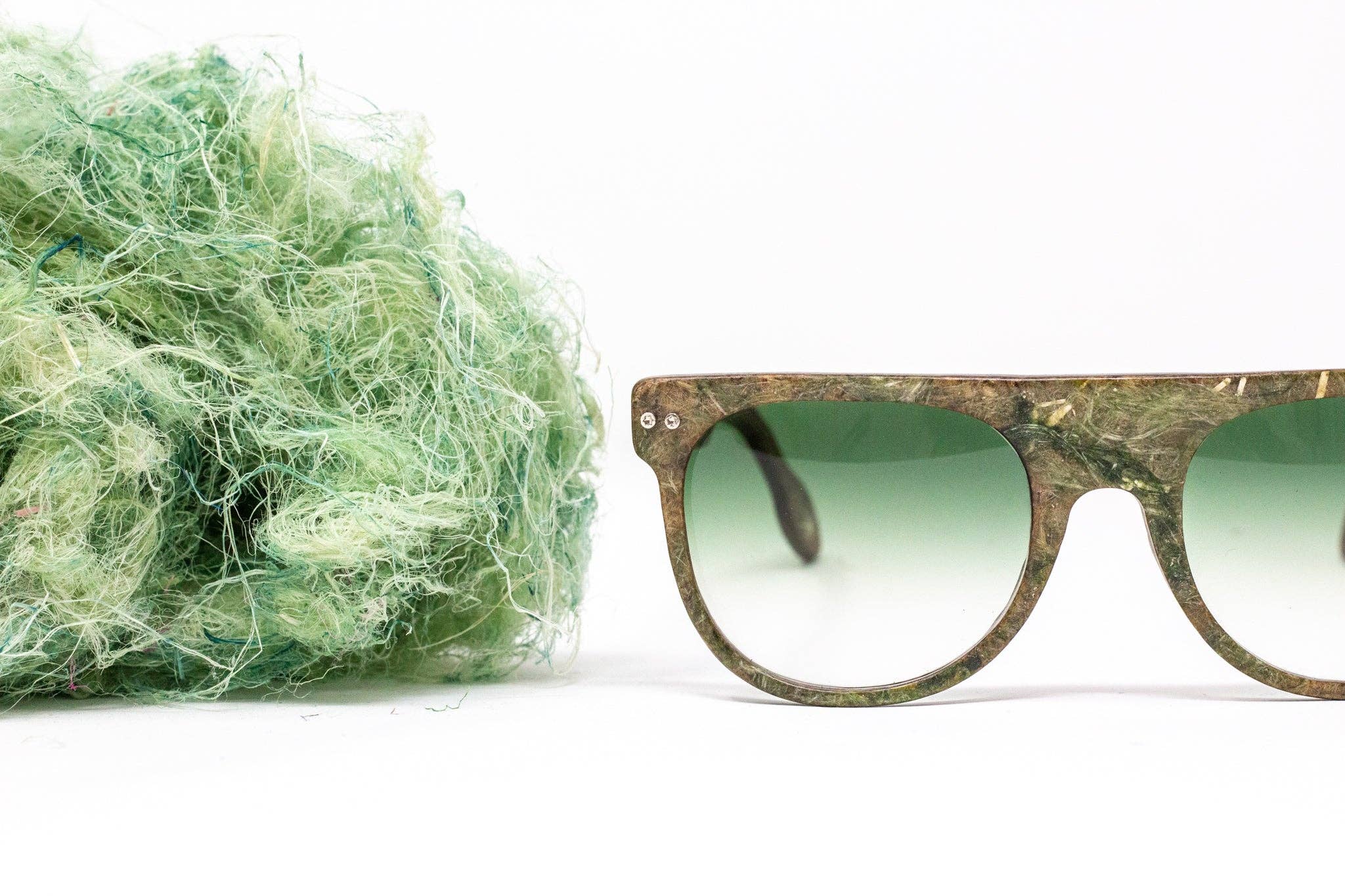 Hemp Eyewear - Wholesale Sunglasses - Unisex - GREEN Hemp lenses Sun Glasses 8000 BCE UV Handmade Eyewear6