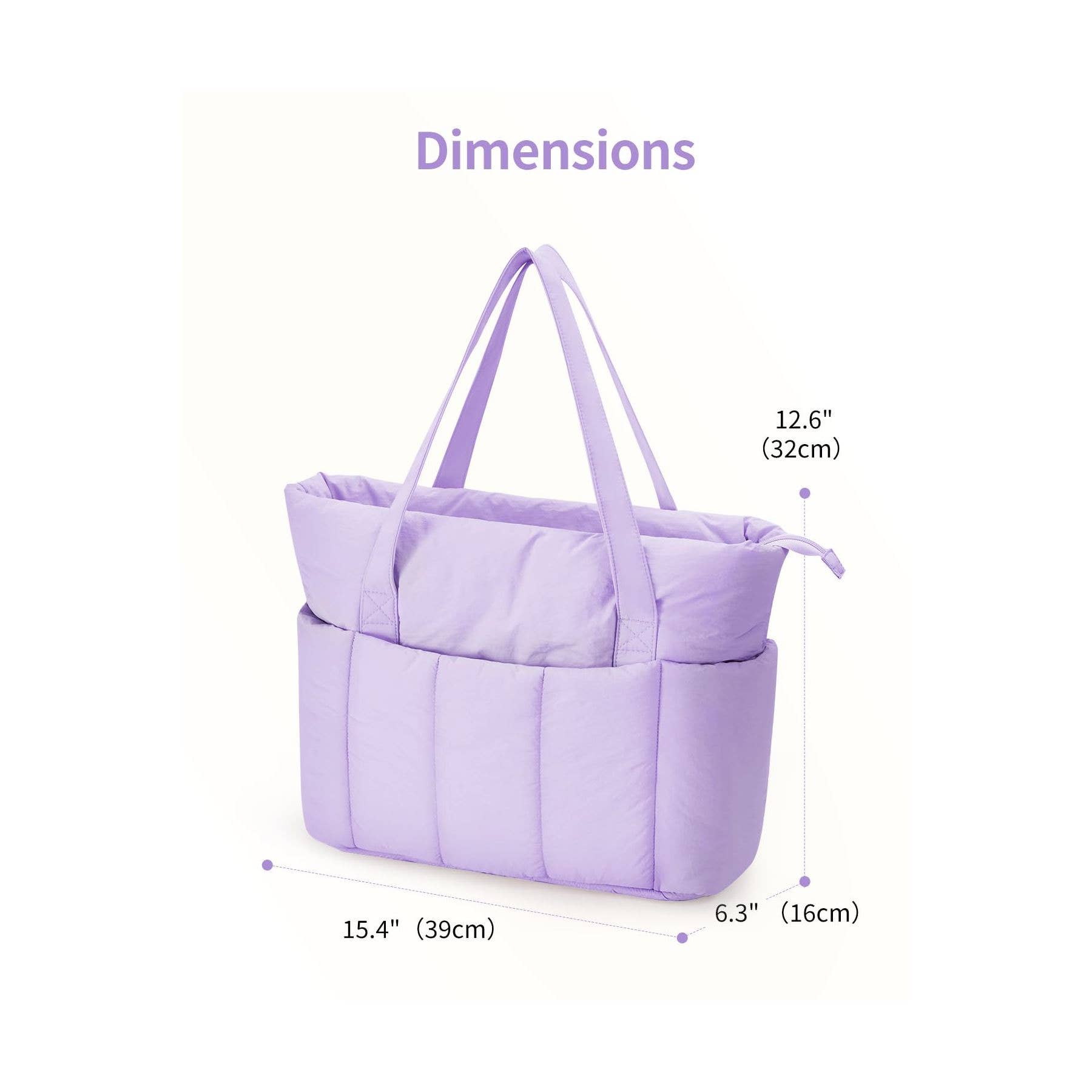 NARWEY INC - Vendita all'ingrosso Borsa tote - Donna - Borsa da viaggio Narwey Puffer per donne, adatta come bagaglio a mano.5