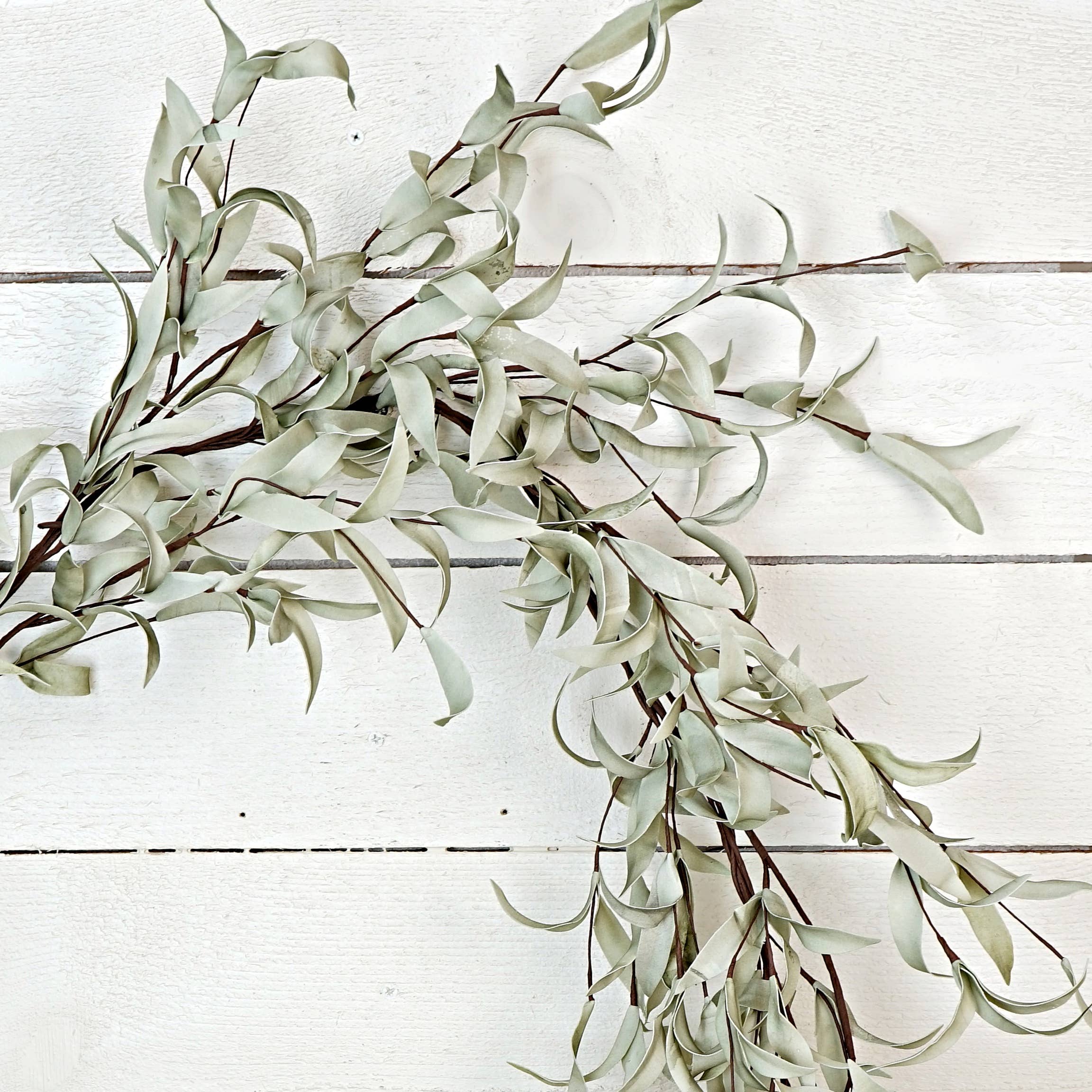 Holiday Depot Inc. - Wholesale Bunting/Garland - ISB72661- 4.5ft Flocked Herb Leaves Garland1