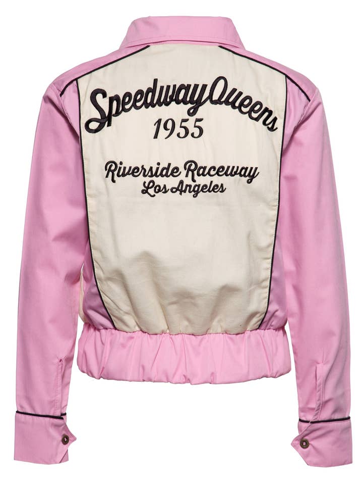 Giacca Speedway Queens 1955 in gabardine per la vendita all'ingrosso da parte di KING KEROSIN
