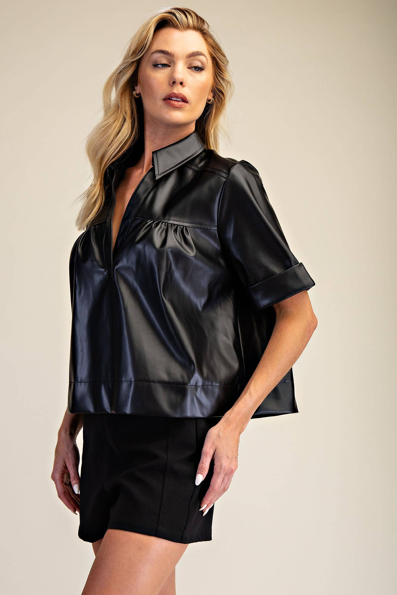 Glam - Wholesale Blouse - Women's - Short-Sleeve Swing Top14