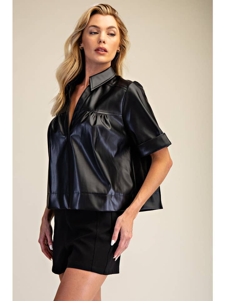 Glam - Wholesale Blouse - Women's - Short-Sleeve Swing Top14