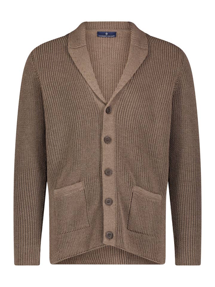 Shawl Collar Sweater Jacket for wholesale by Luchiano Visconti