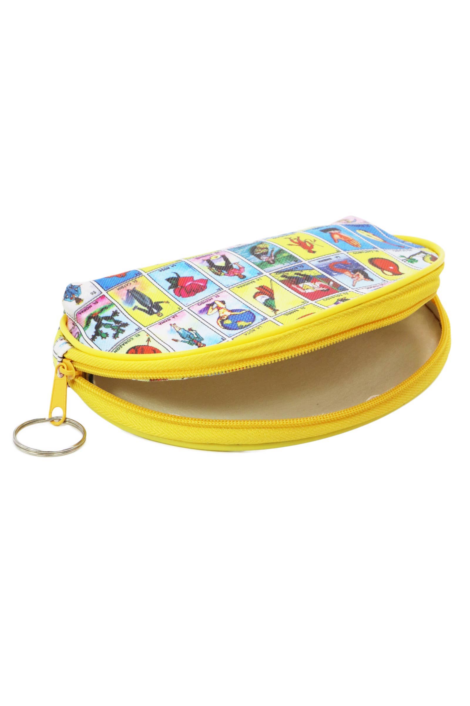 La Loteria Yellow Zipper Pu Coin Purse for wholesale on Faire2