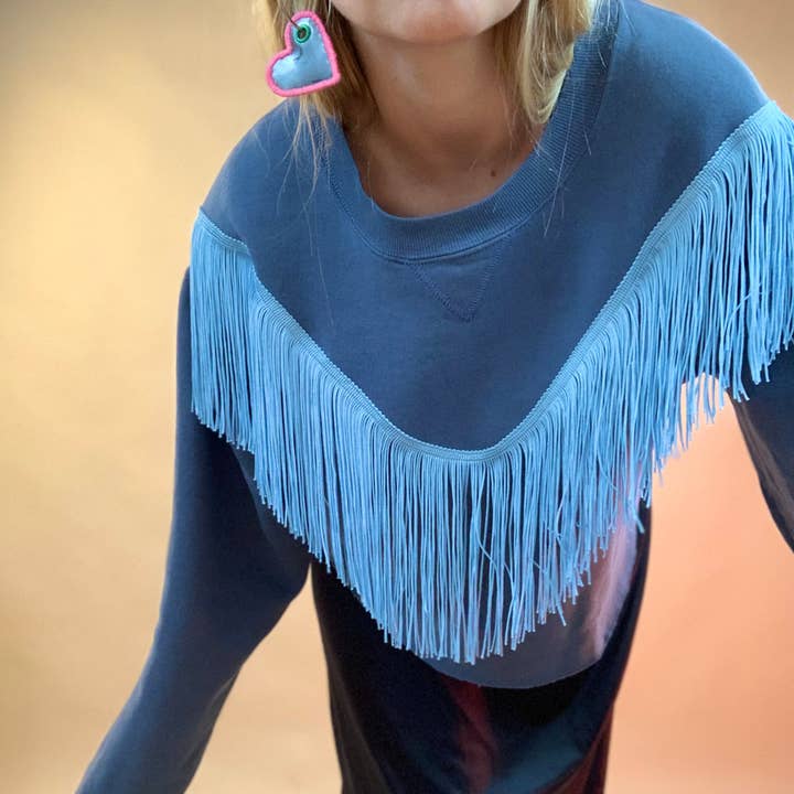 Rodeo fringe sweatshirt for wholesale by Shop Journal Vintage