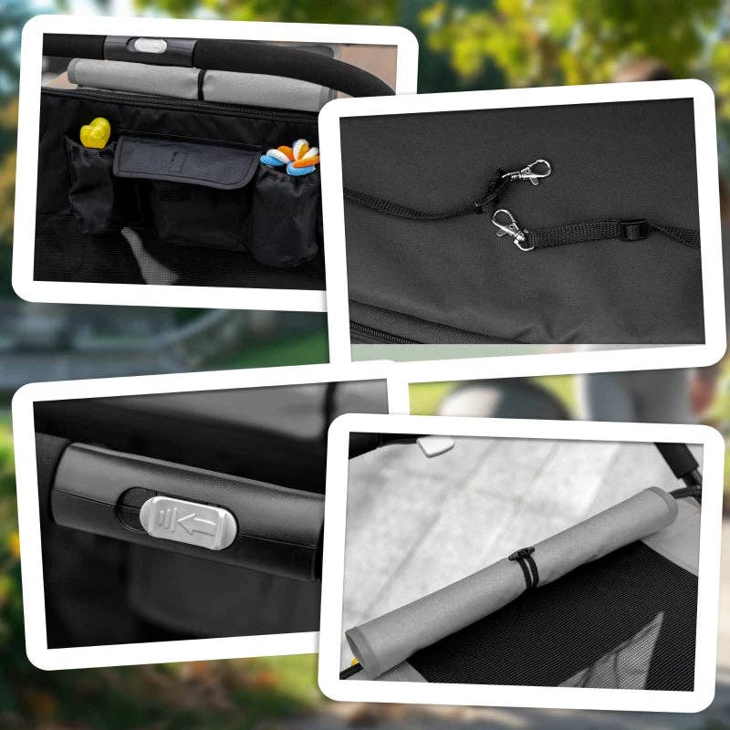 Furr-Baby Gifts - Wholesale Pet Carrier - Cat/Dog - One-Click Foldable Stroller for Large Medium Small Dogs, Pet, Cats with Storage4