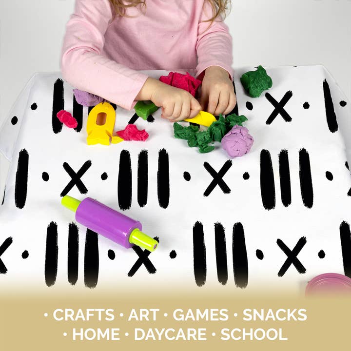 Wildkin - Wholesale Placemat - Baby Splat Mat - Black & White6