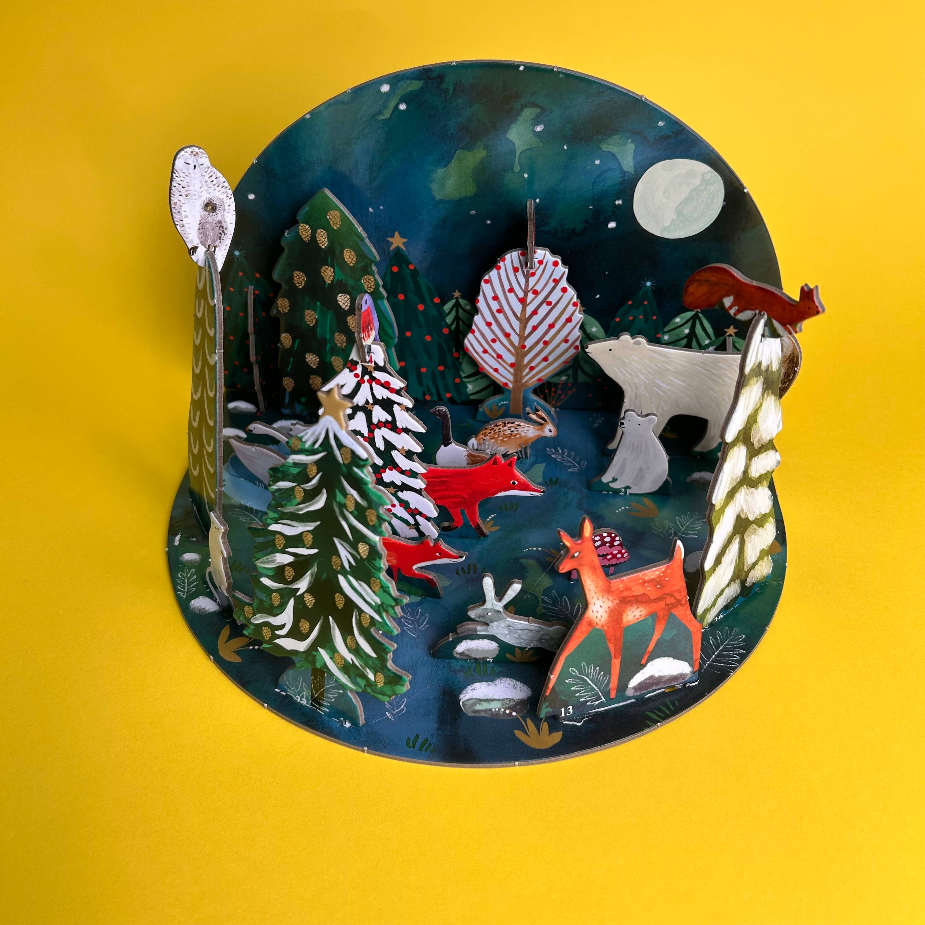 Roger La Borde - Vendita all'ingrosso Calendario dell'avvento - Calendario dell'Avvento 3D Pop & Slot Luci del Nord - POPA 4011