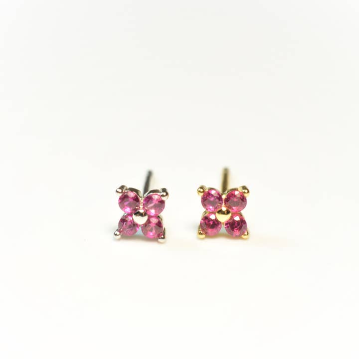 rose earrings - stud earrings - clover earrings for wholesale by Diat