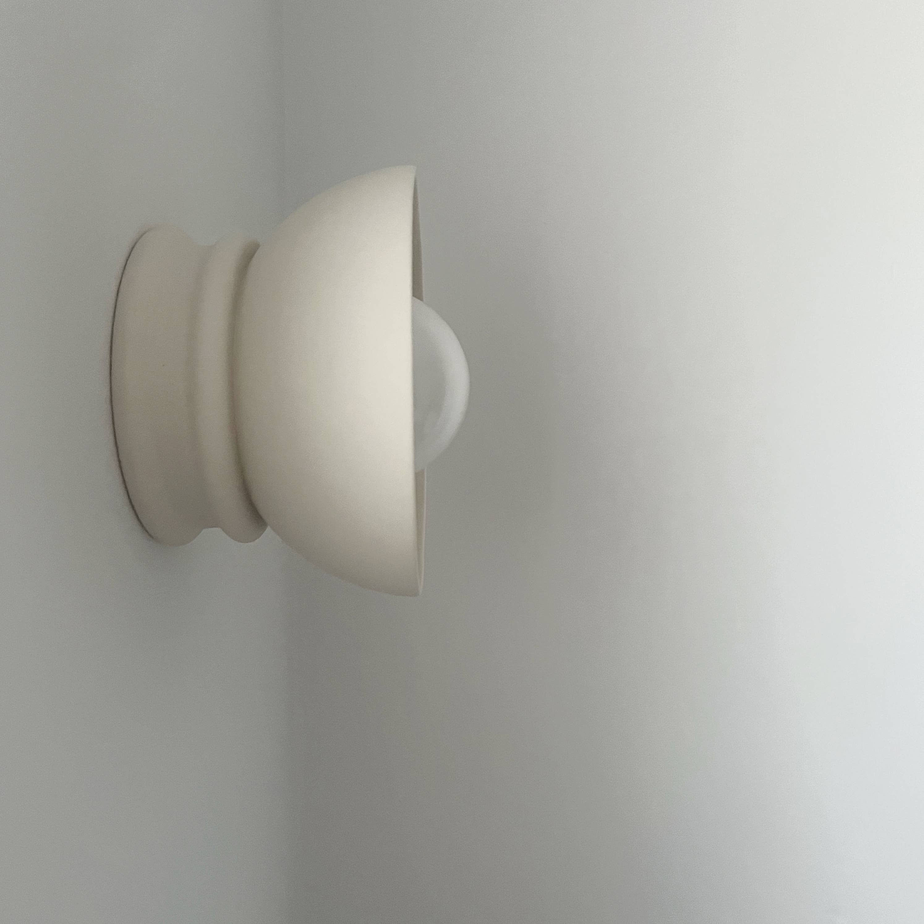 LYSlightlab - Wholesale Sconce - Pompeii Ceramic Wall Sconce | Small Minimalist Flush Mount1