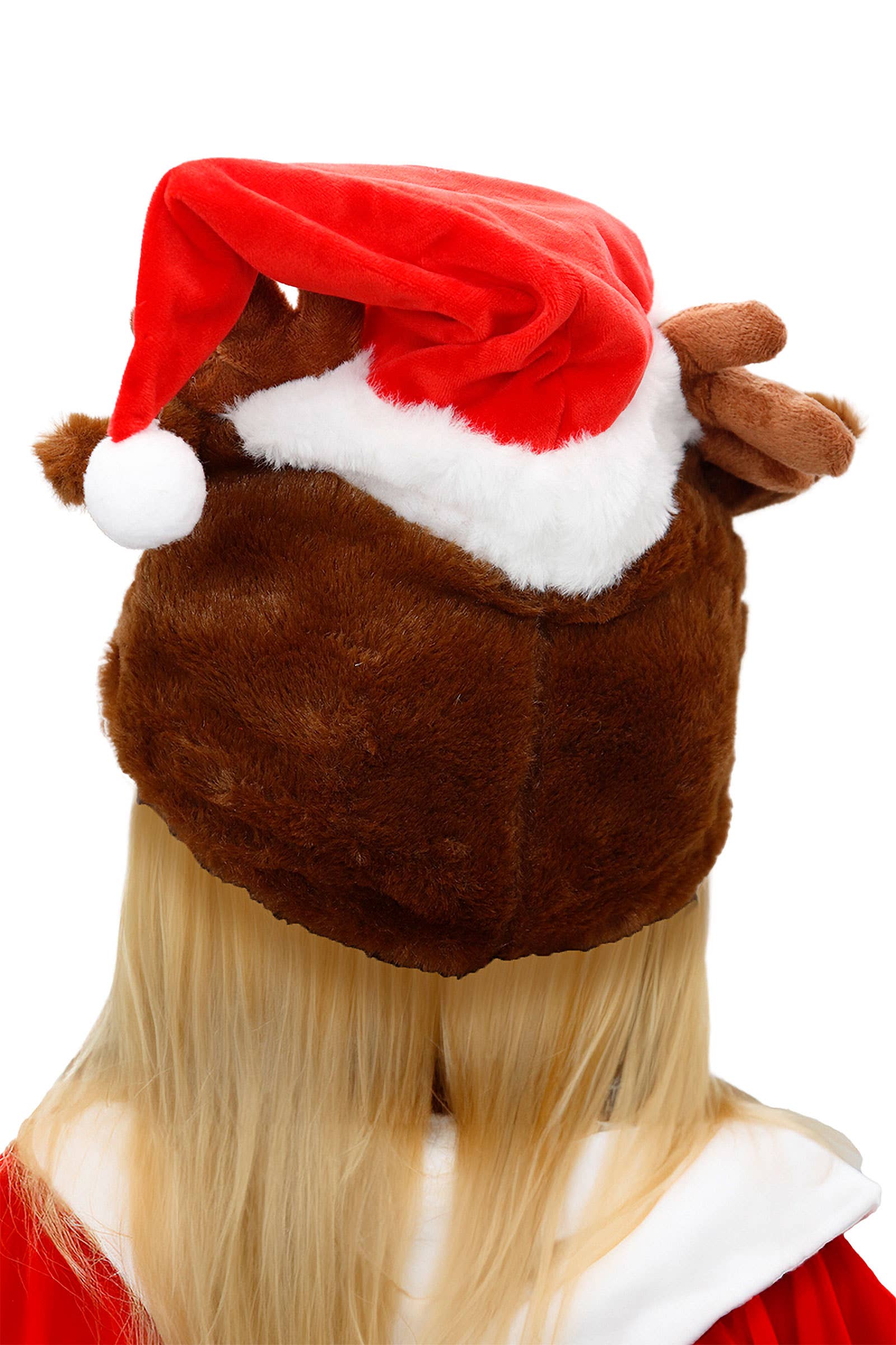ASSORTED Christmas Music Dancing Led Fuzzy Cone Santa Hat for wholesale on Faire2