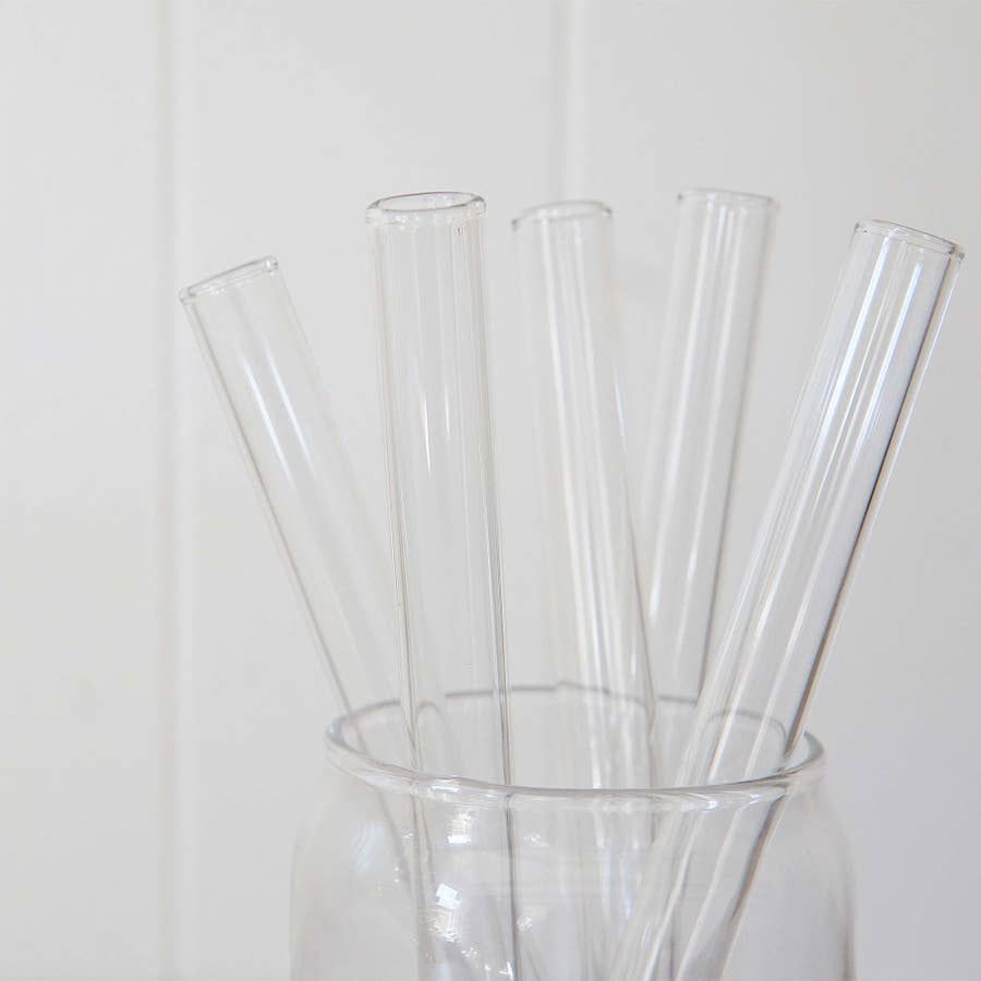 Eco-Friendly Straight Glass Straw by Strawesome - Reusable Elegance