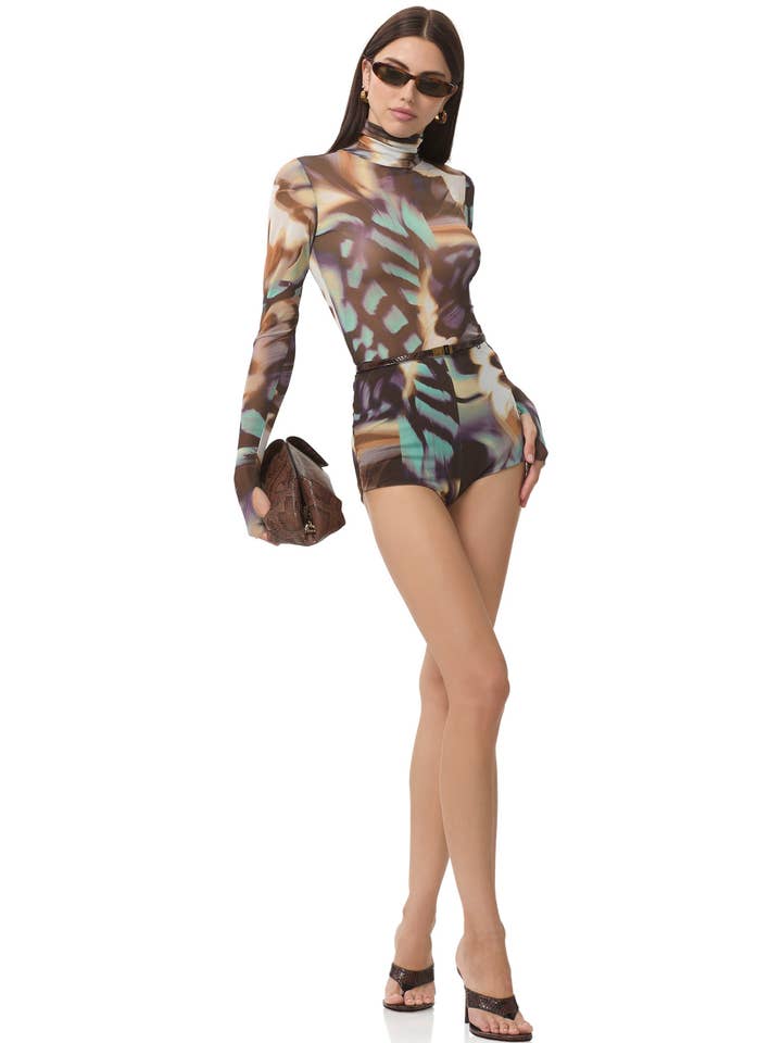 Yves Hot Short - Feather Swirl for wholesale by AFRM