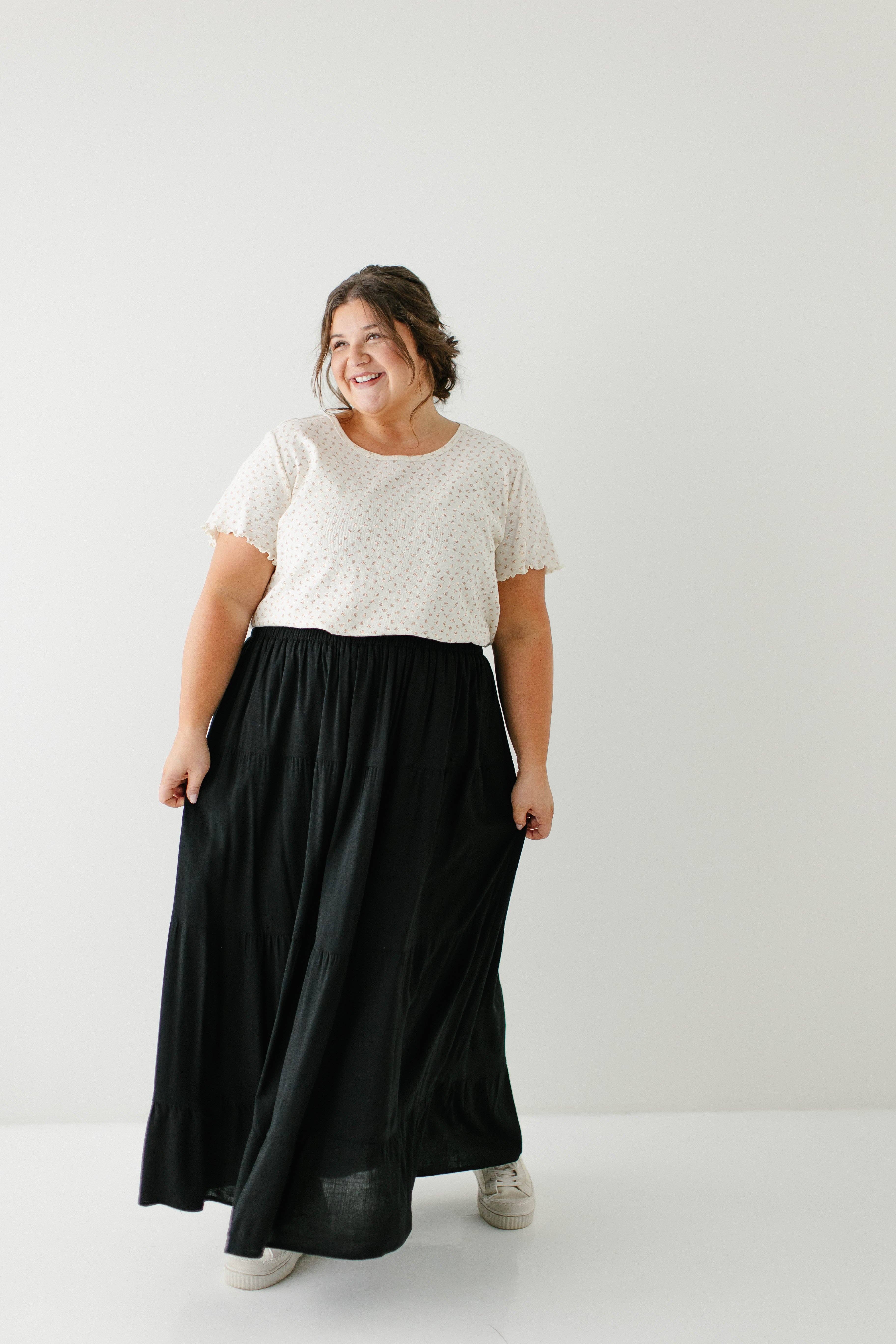 The Main Street Exchange - Wholesale Skirt - Women's - 'Addison' Tiered Maxi Skirt18