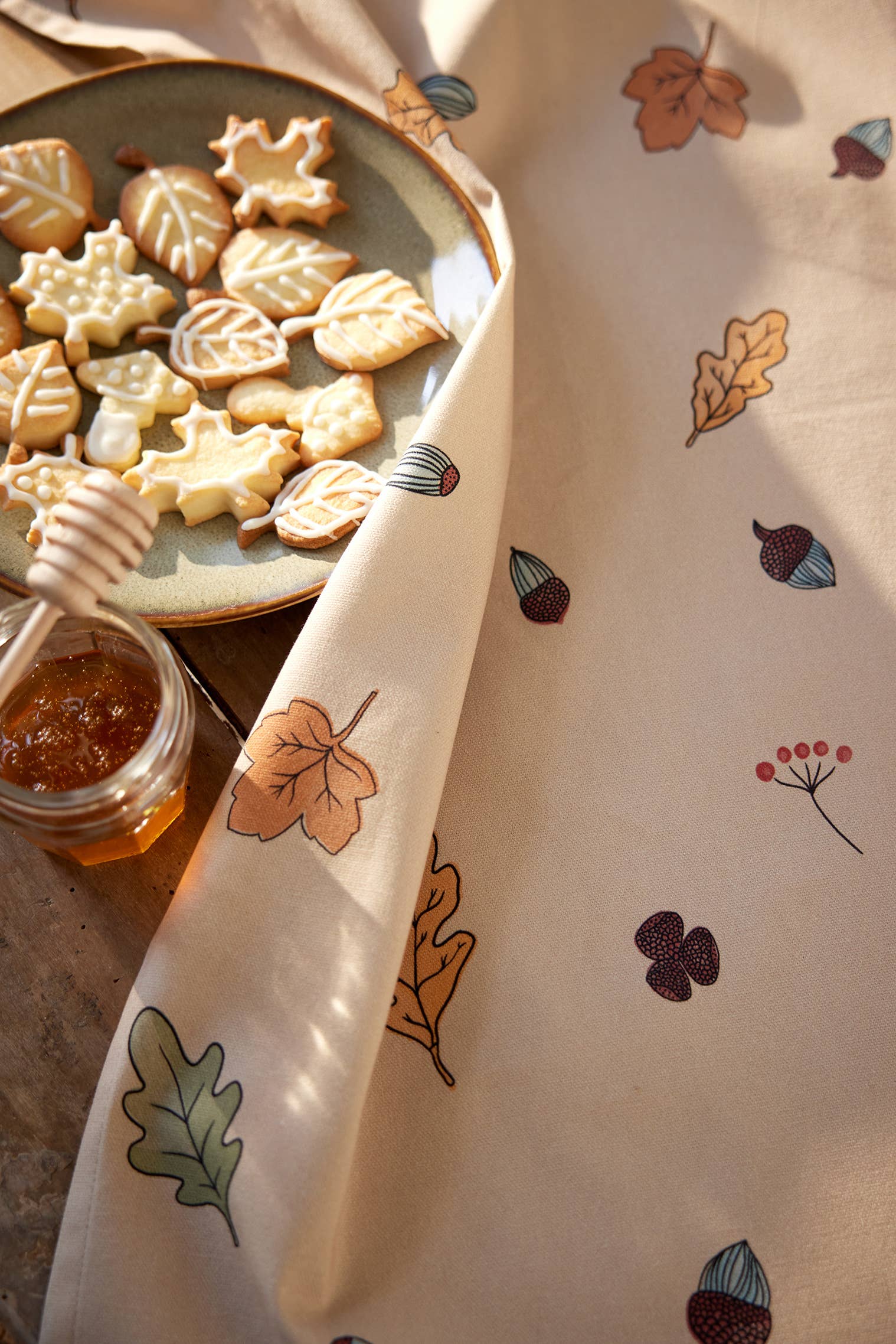 Coucke - Wholesale Tea Towel - Charmes d'automne -  printed tea towel 50x75 in cotton2