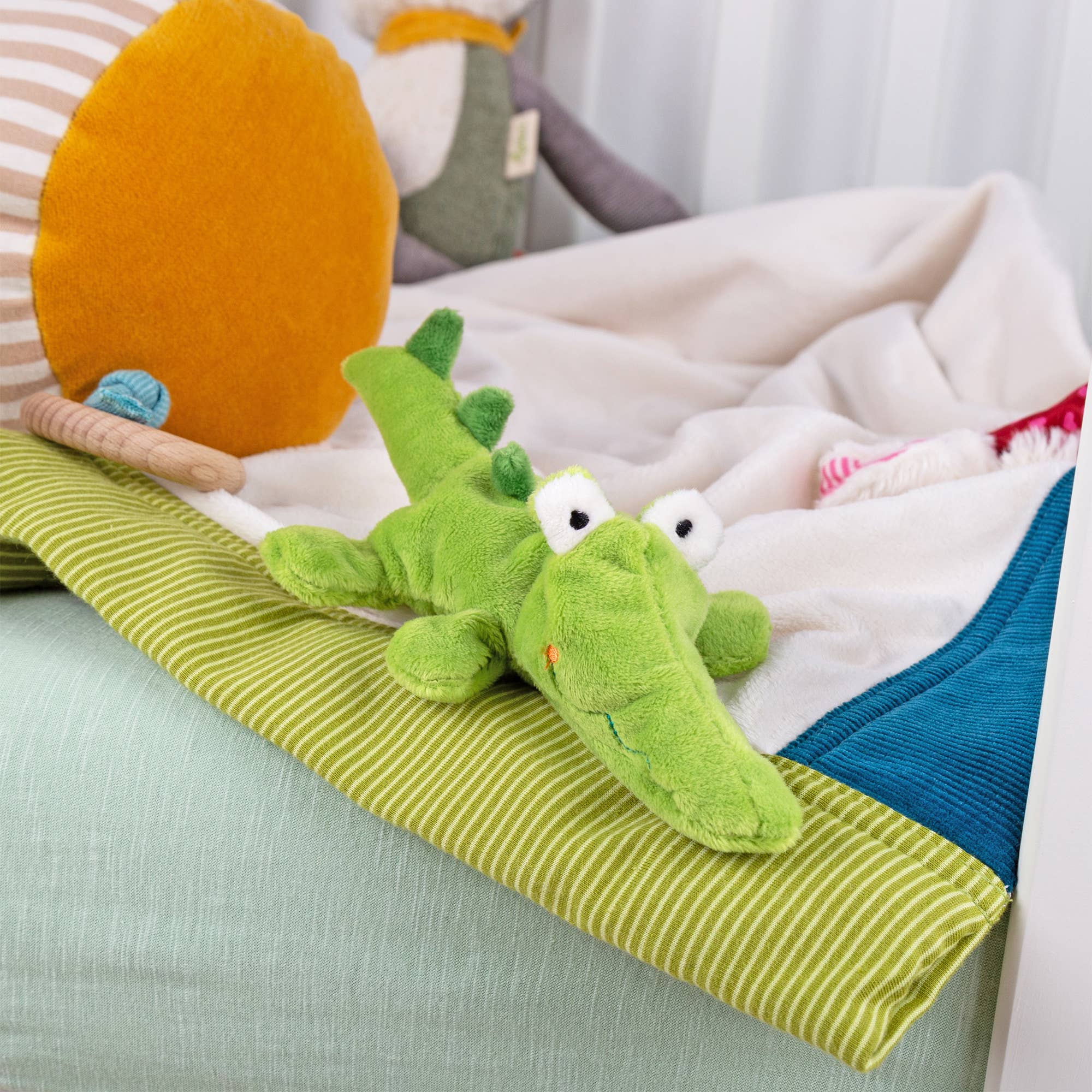 sigikid – wholesale Fyllda/plyschleksaker - Barn och baby – Krokodil - Mini Fluffig6