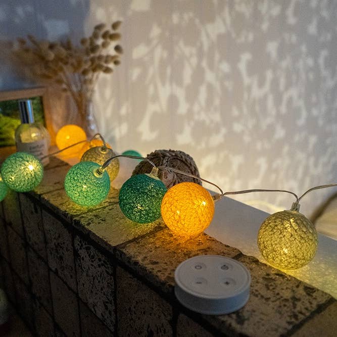 Guirled – wholesale Ljusslinga – Hemisfären Fjärrstyrd Sträng Ljus Bollar2