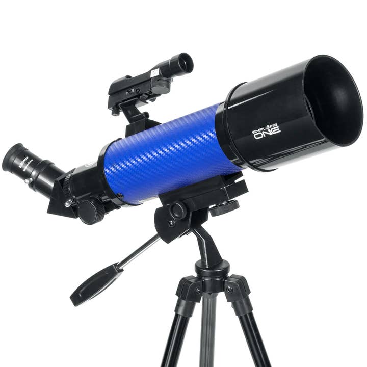 Télescope en fibre de carbone bleu ExploreOne CF400 de 70 mm pour la vente par Explore Scientific