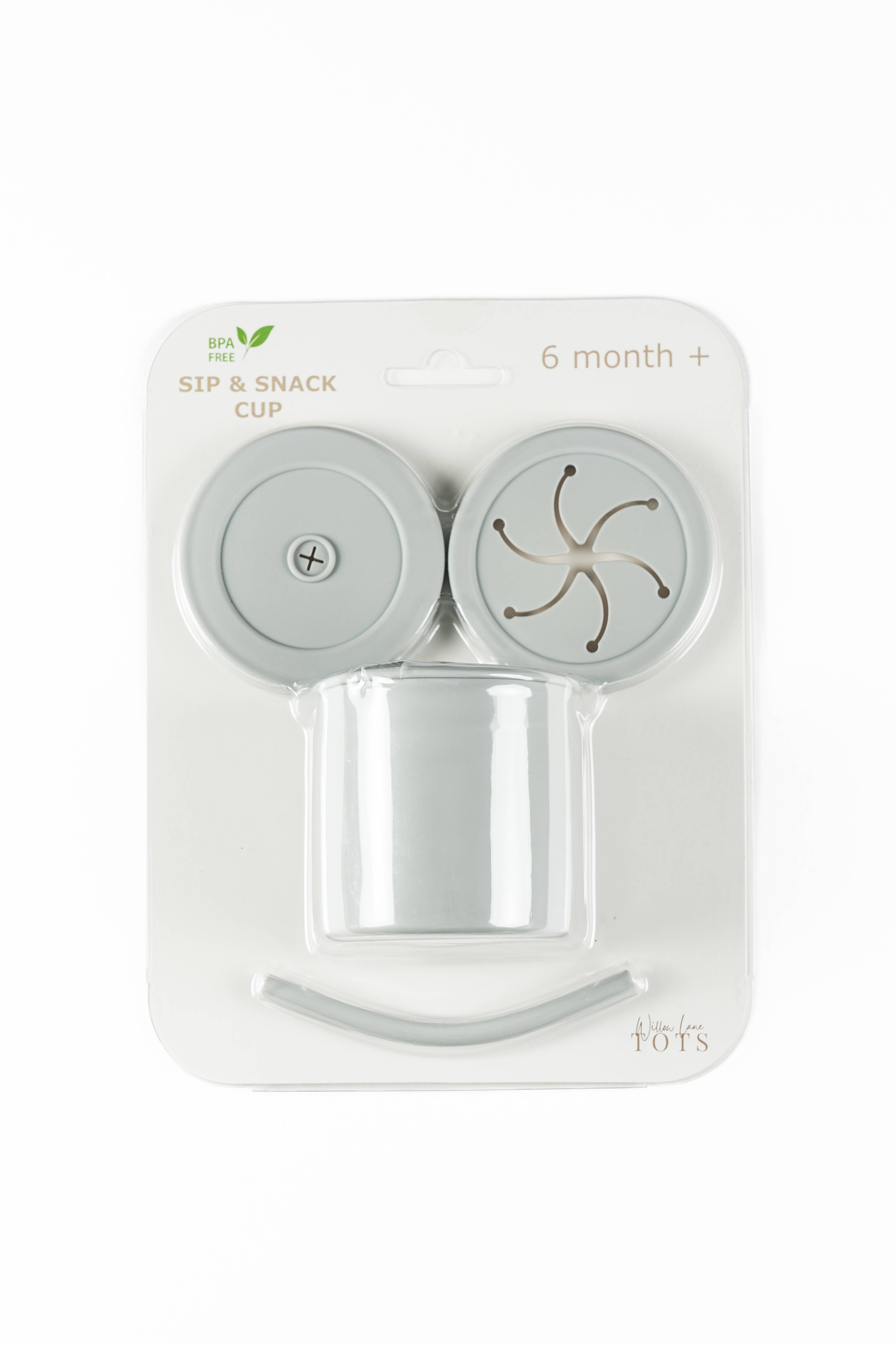 Willow Lane Tots - Wholesale Snack Pack - Kids & Baby - 2 in 1 Straw Cup and Snack Container - Earth Tones4