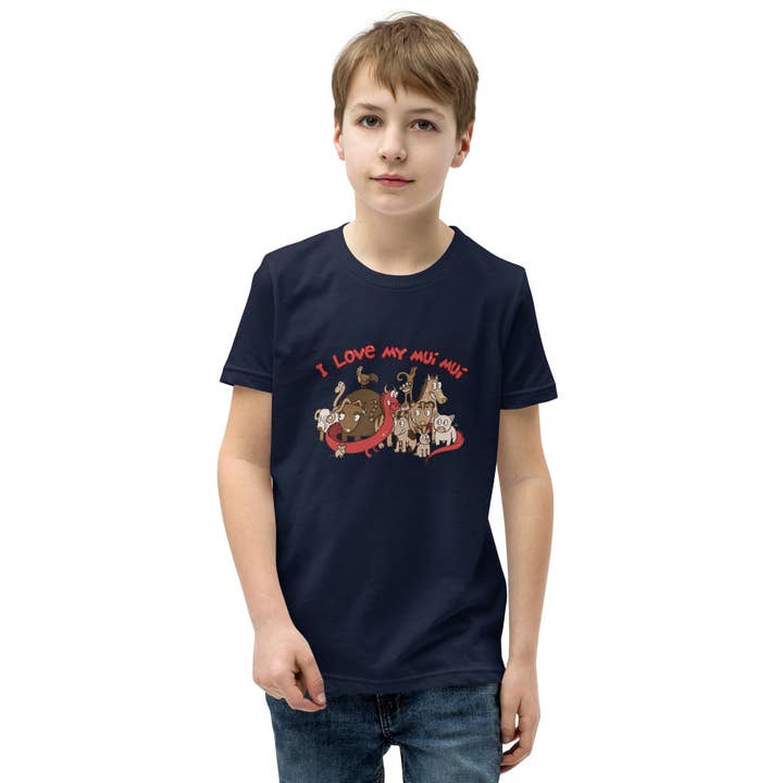 1st Generation SF - Wholesale Screen Printed T-Shirt - Kids - Youth- I Love My Mui Mui3