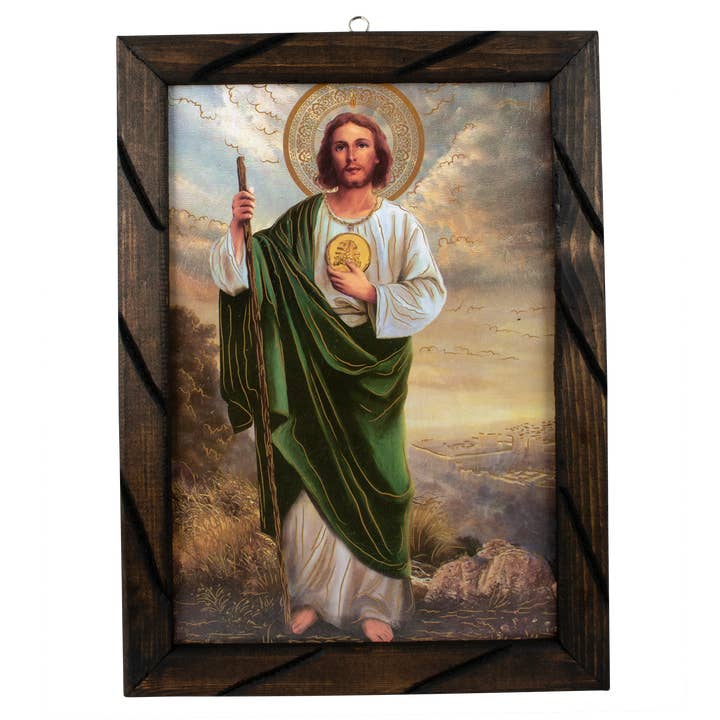 mrcjsales - Wholesale Painting/Drawing - Saint jude rustic Frame, San Judas cuadro rustico 3 sizes1