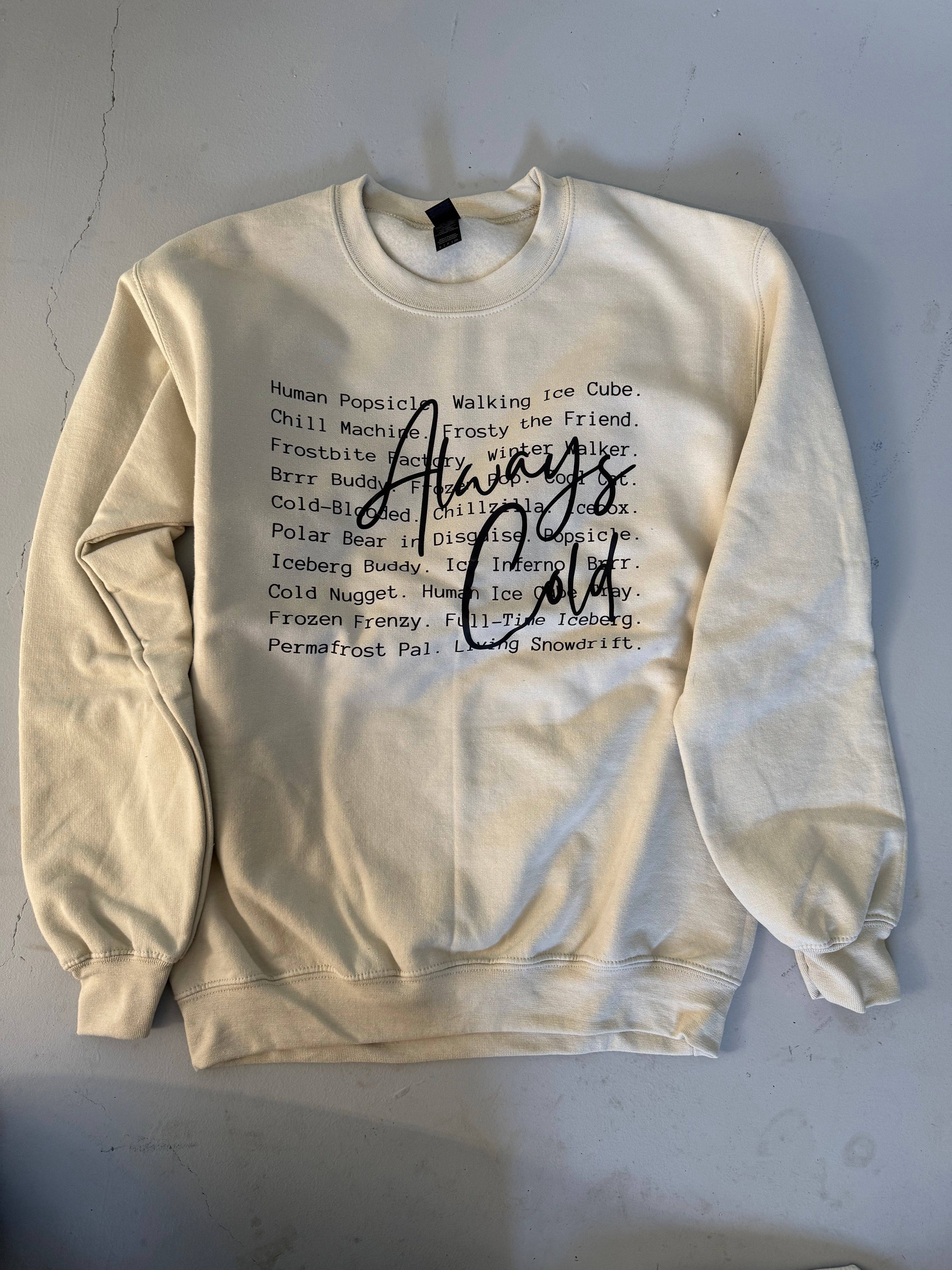 The Runnin Iron - Vendita all'ingrosso Felpa stampata - Donna - Felpa sempre fredda0