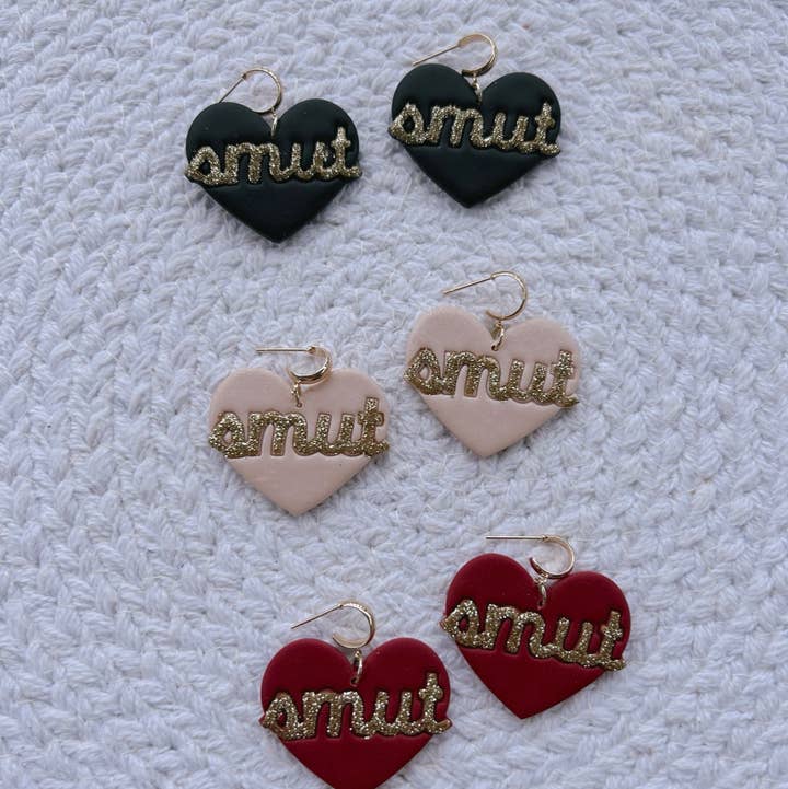 Bayside Clay - Wholesale Dangle Earrings - Smut Dangles | Clay Earrings | Bookish0