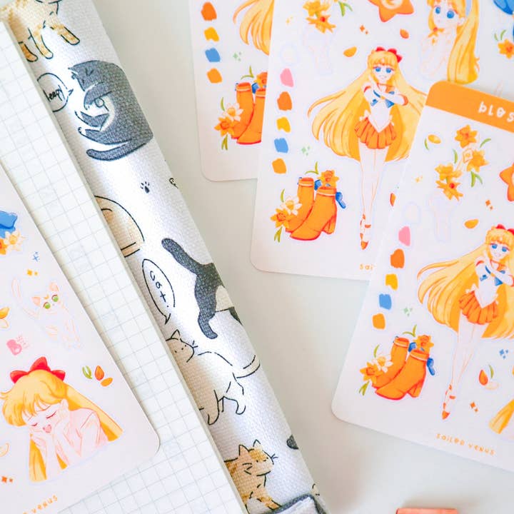 BlossomBujo Store - Wholesale Sticker - Stickersheet Vinyl - Sailor Moon23